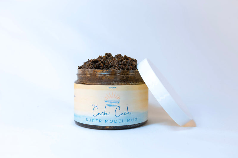 open jar of coffee scrub